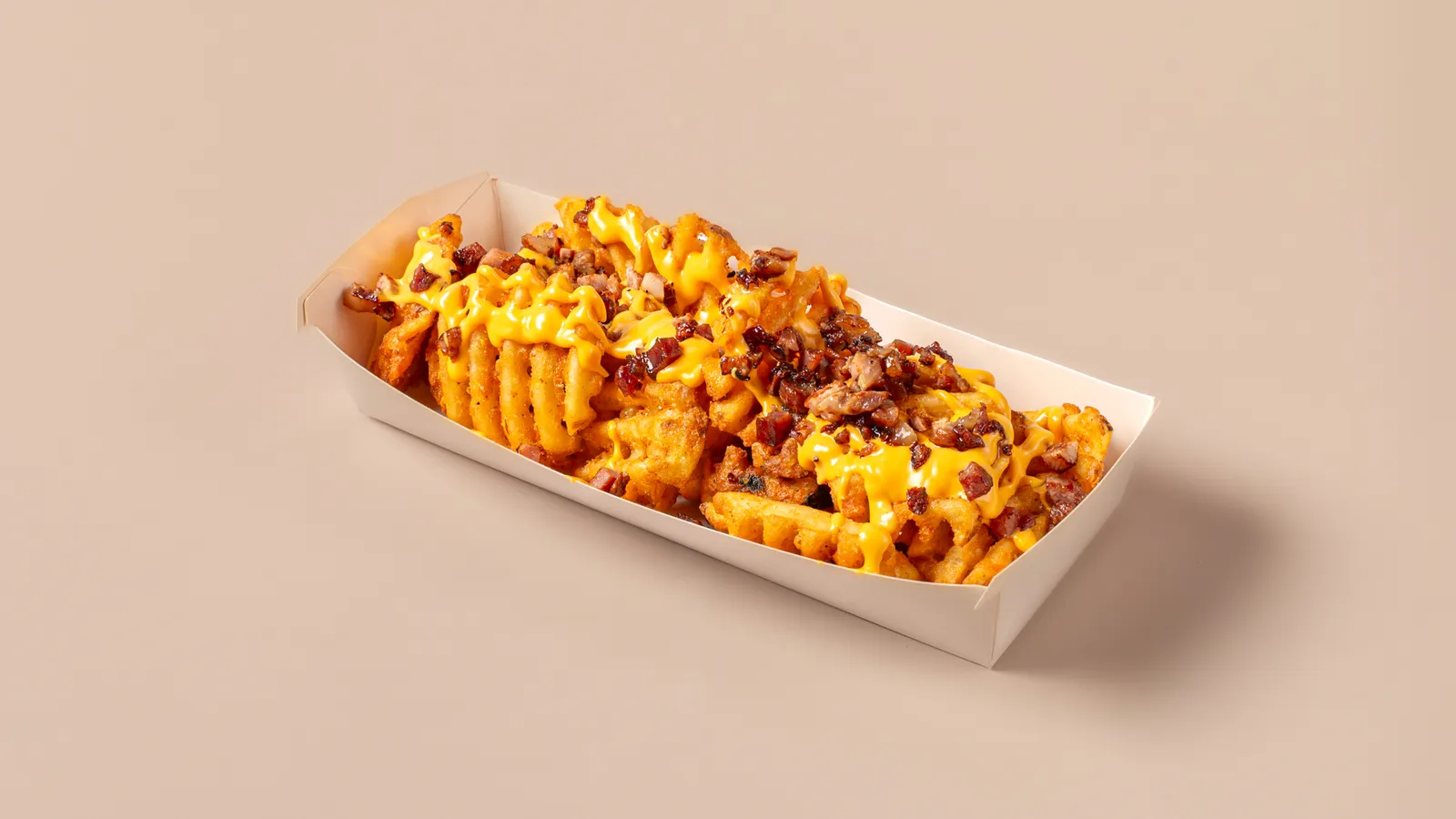 Waffle Fries Cheddar & Bacon